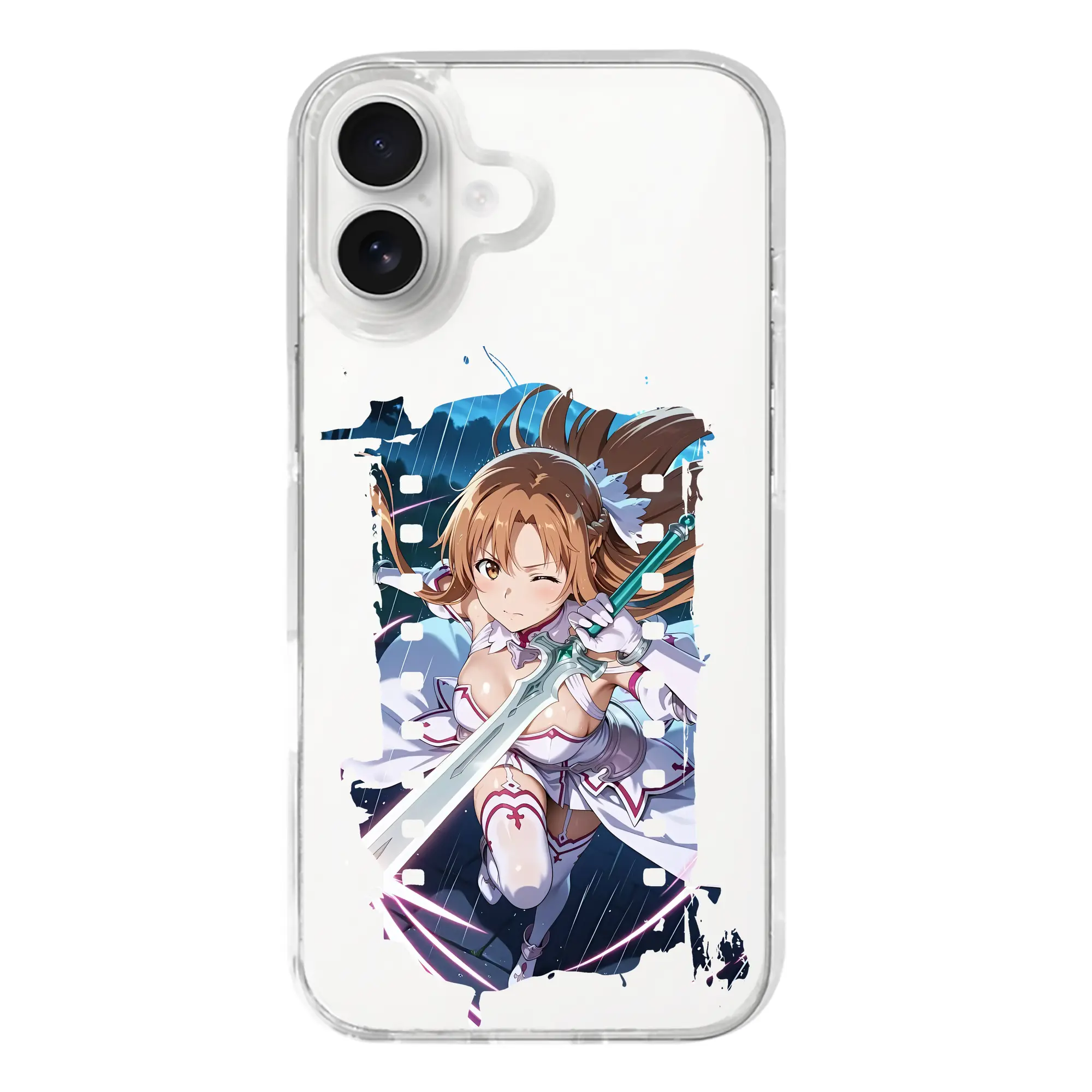 ソードアートオンライン グッズ アスナ - iPhone 17シリーズ 透明スマホケース – 薄型・耐衝撃・精密フィット保護カバー